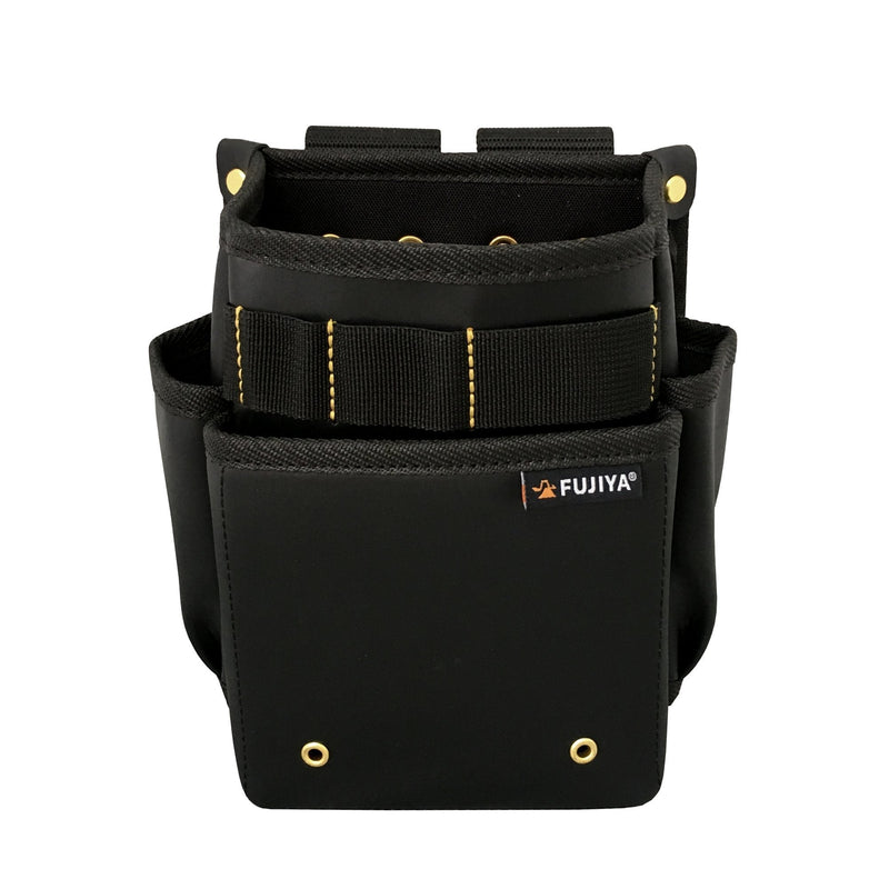 FUJIYA Waist Bag 2 small steps (black gold) PS-32BG resistant to water,dirt and rubbing - NewNest Australia