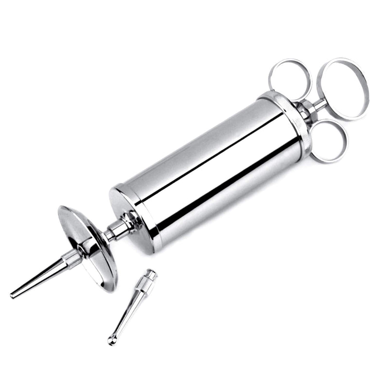 Ear Wax Removal Syringe 4 OZ - Brass with Chrome Finish Ideal for Household, EMT, Firefighter, Police, Medical Student, School and Hobby - NewNest Australia