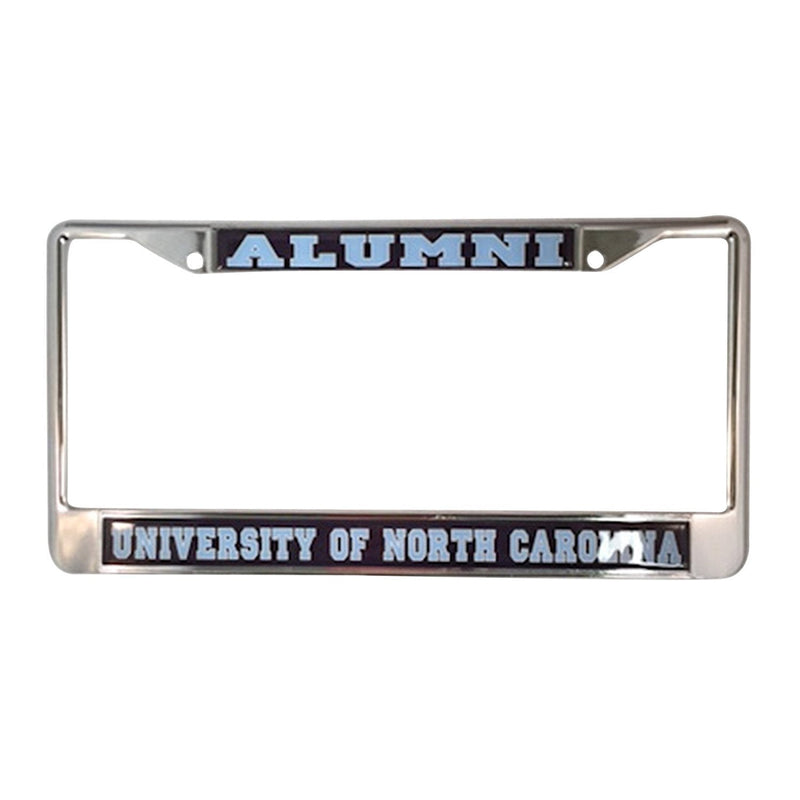 University of North Carolina Alumni Tar Heels Silver Metal License Plate Frame - NewNest Australia