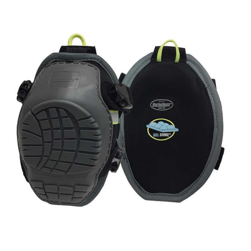 Bucket Boss - Molded GelDome Nonmar Knee Pads, KneeKeeper HV Kneepads (GX2), Grey Nonmar Cap - NewNest Australia