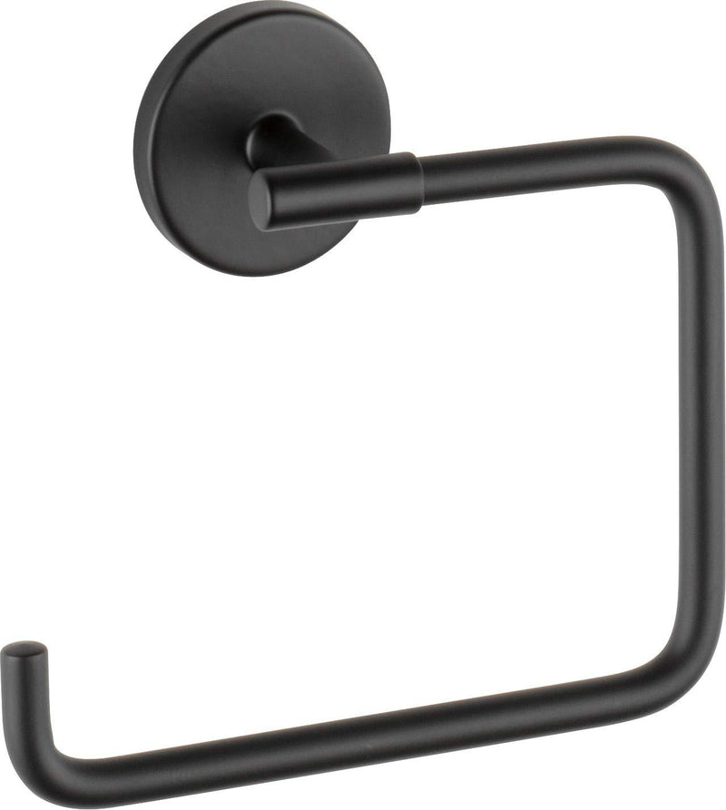 DELTA FAUCET 759460-BL Trinsic Towel Ring, Matte Black - NewNest Australia