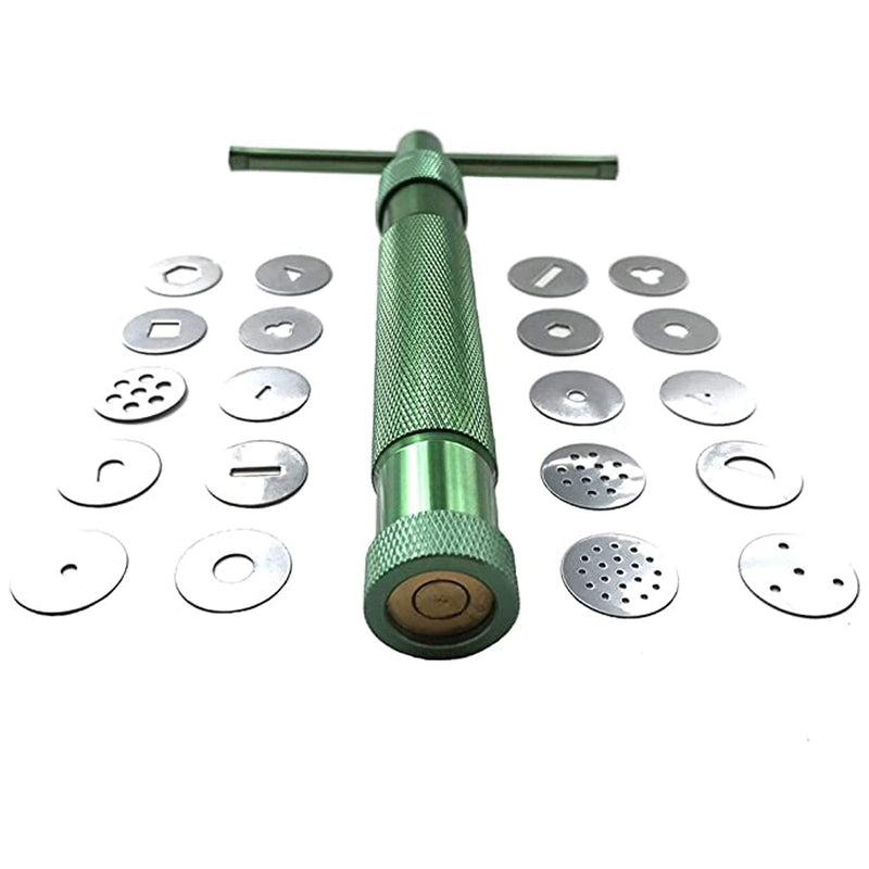 HEVERP Stainless Steel Clay Extruder Sugar Paste Extruder Cake Fondant Decorating Tool Set - NewNest Australia