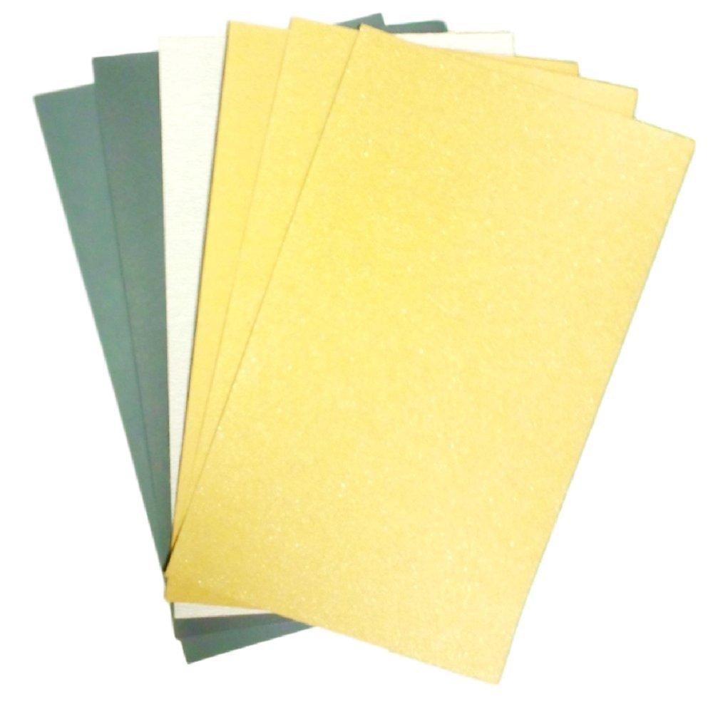 KUDOS.JP Sandpaper for Plastic Models, Automotive Sanding, Wood Furniture Finishing, Before Paint Finishing 60 to 1000 Grit Assortment Abrasive Paper 6 Sheets (Japan Import) - NewNest Australia