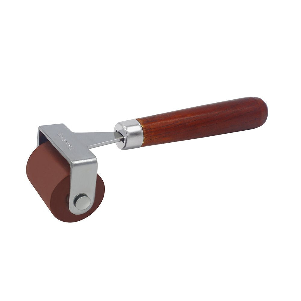 MyLifeUNIT Rubber Brayer, Brayer Ink Roller, Soft Rubber Brayer Roller with Wooden Handle - NewNest Australia