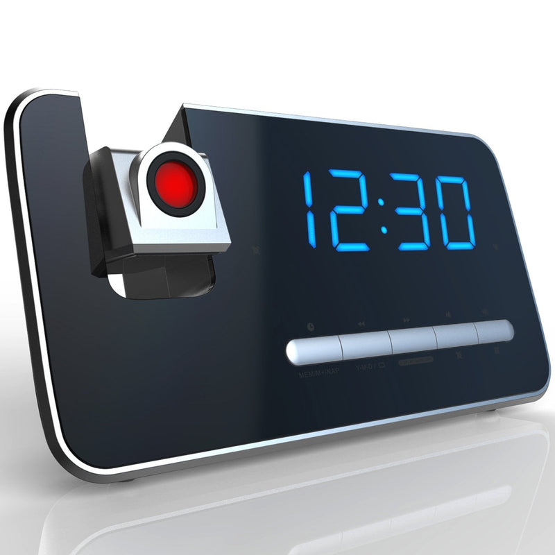 NewNest Australia - Projection Alarm Clock with AM/FM Radio by Superior Essentials 