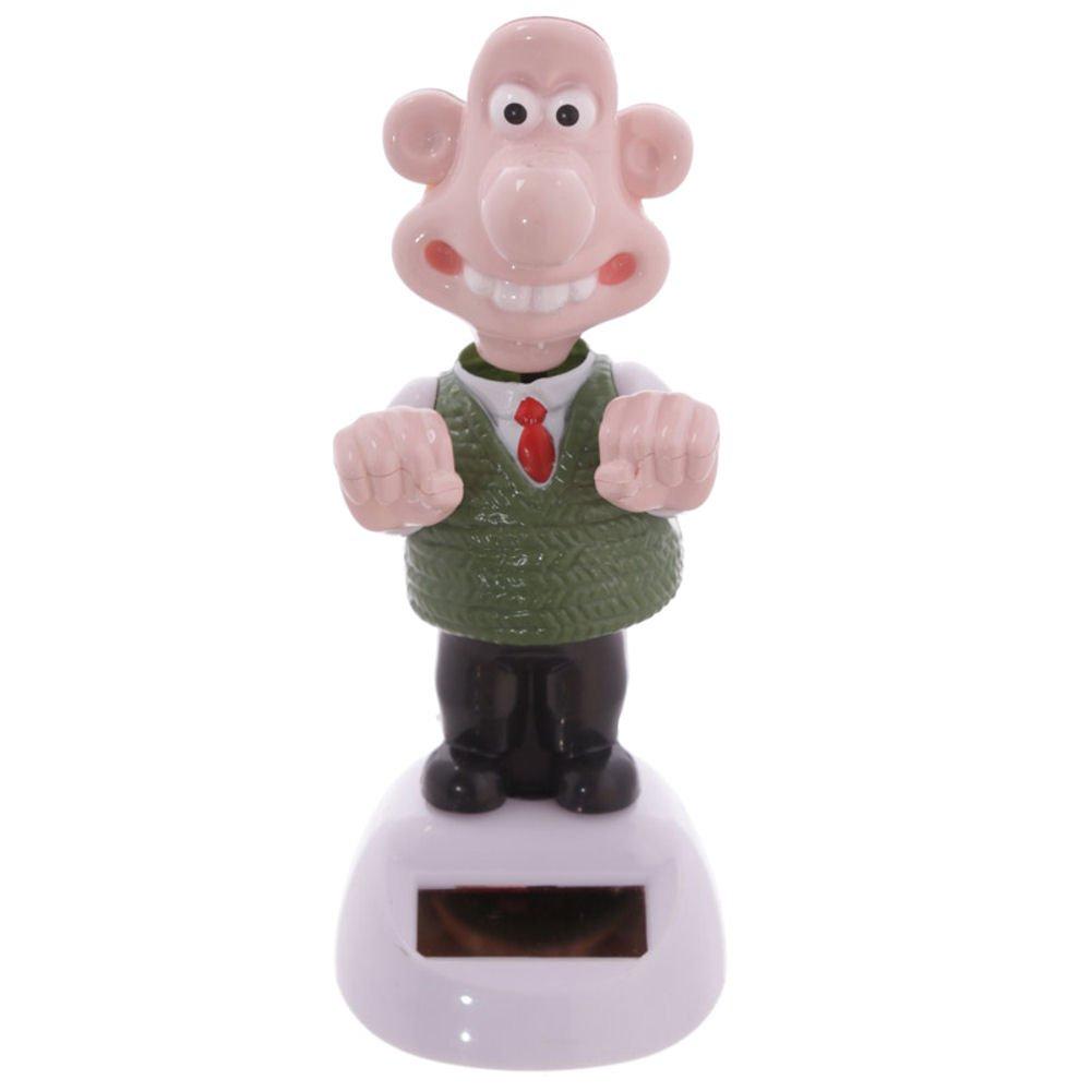 NewNest Australia - Puckator Wallace (Wallace & Gromit) Solar Powered Pal, Height 13cm Width 5.5cm Depth 6cm, Mixed 