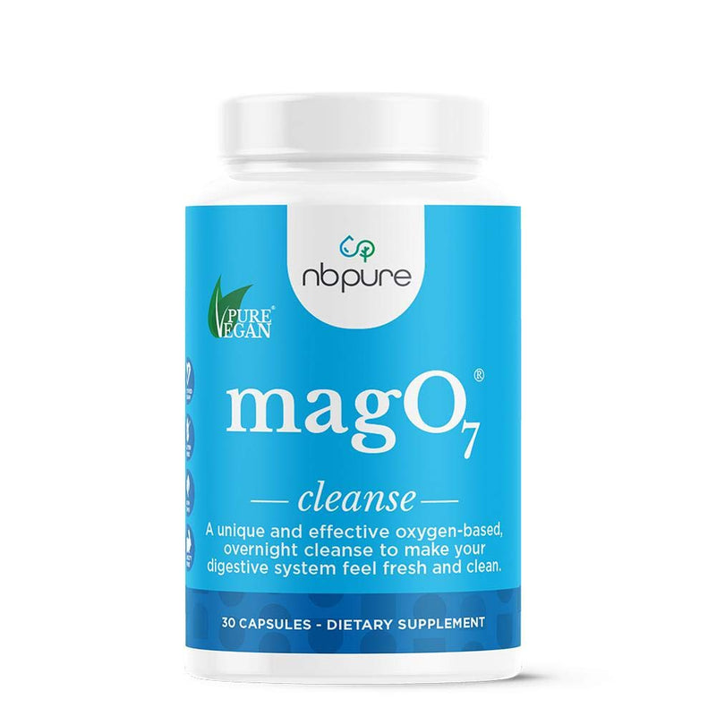 nbpure Mag O7 Oxygen Digestive System and Colon Cleanse and Detox Capsules, 30 Count. Perfect Travel Size. 30 Count (Pack of 1) - NewNest Australia