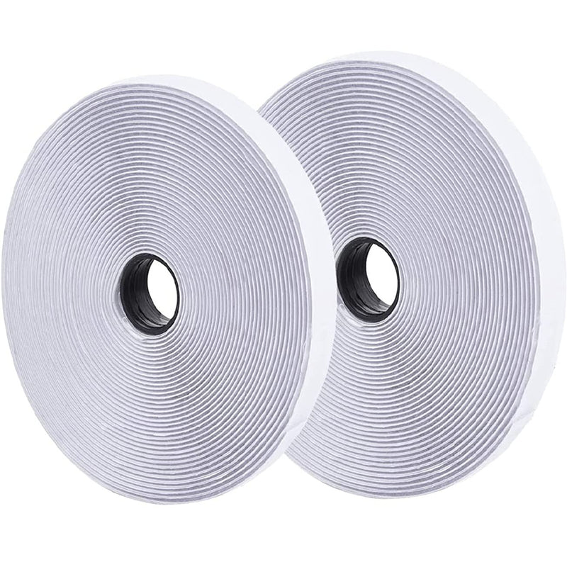 82 Feet /25m White Self Adhesive Hook and Loop Tape Sticky Back Fastening Tape, Self-Adhesive Tapes for Stationery and Household Purposes - NewNest Australia