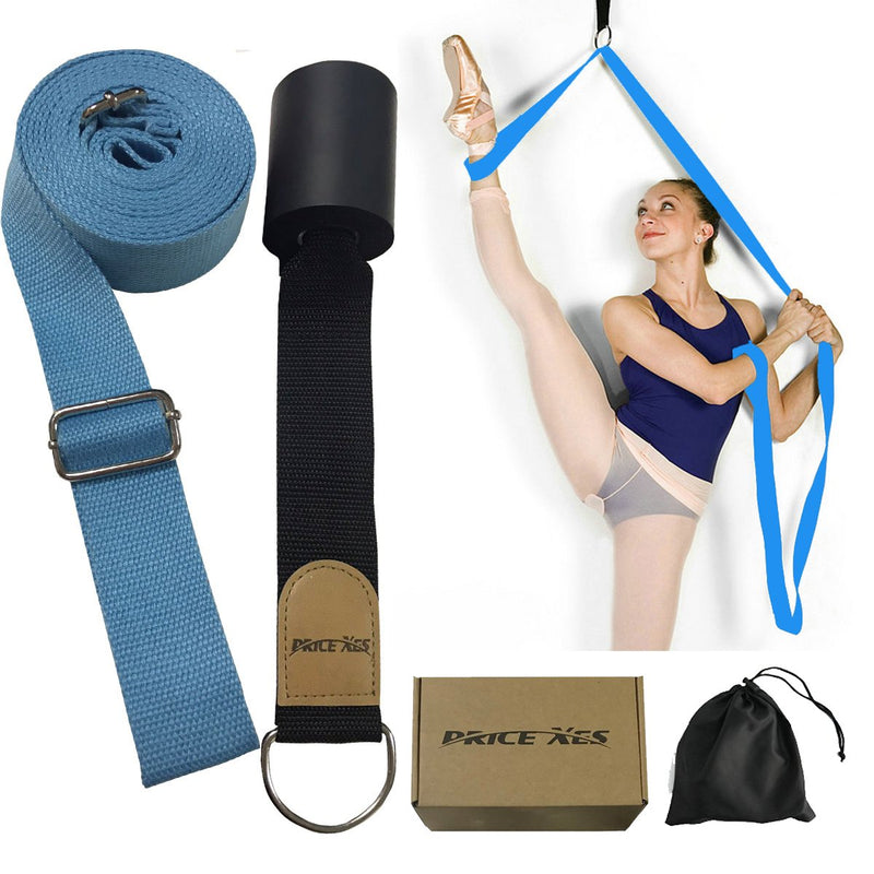 Price Xes Leg Stretcher, Door Flexibility & Stretching Leg Strap - Great for Ballet Cheer Dance Gymnastics or Any Sport Leg Stretcher Door Flexibility Trainer Premium Stretching Equipment light blue - NewNest Australia