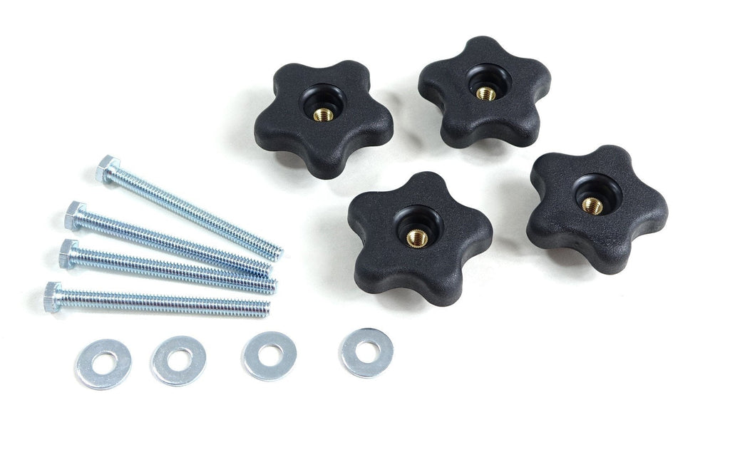 POWERTEC 71070 Hex Bolt Knob Kits, Suitable for Use with 1/4" and Universal T-Track, Pack of 4 kits (12 Total Pieces) - NewNest Australia