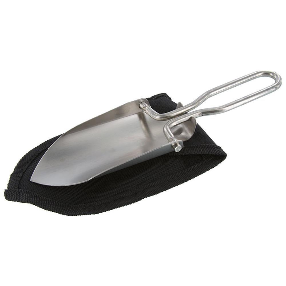 HAWORTHS RUTICH Stainless Steel Folding Trowel, Lightweight Mini Garden Trowel Great for Light Gardening and Camping, Comes in a Holster - NewNest Australia