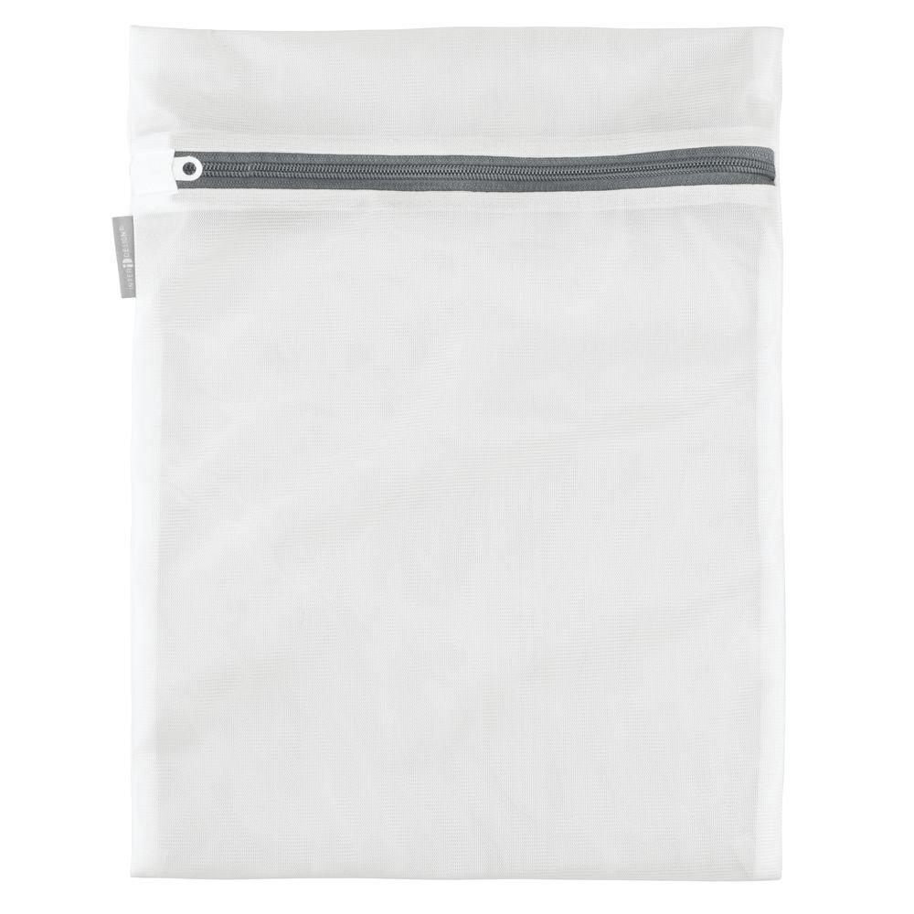 NewNest Australia - iDesign InterDesign Laundry Delicates Cleaning-Bras, Underwear-Medium, White Mesh Wash Bag Medium 