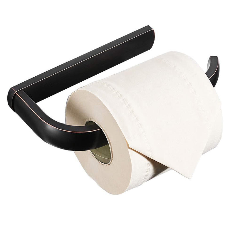 BESy Brass Toilet Tissue Paper Holder Oil Rubbed Bronze Bathroom Accessories Wall Mounted, Rust Protection Size A - NewNest Australia