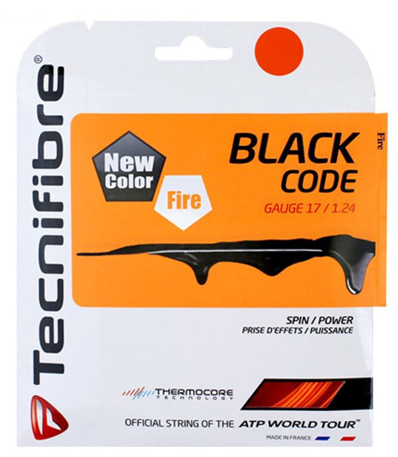 Tecnifibre Black Code Tennis String Fire (17G) - NewNest Australia