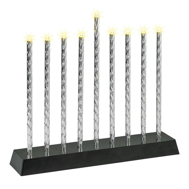 NewNest Australia - Rite Lite LTD Diamond Cut Aluminium Tubes LED Electric Menorah - Battery Operated 