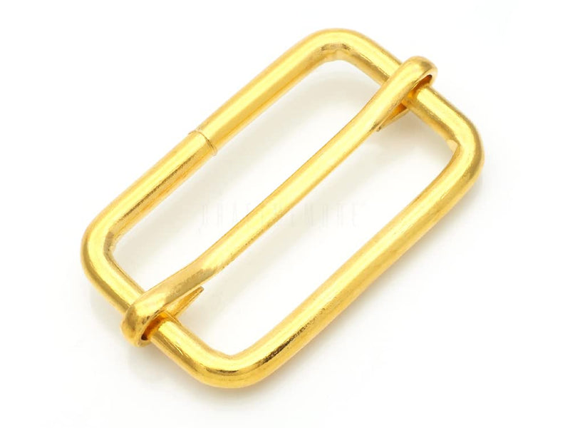 CRAFTMEMORE Triglide Slider 1 1/4", 1 1/2" Belt Keeper Movable Bar Slider Strap Adjuster Rectangle Strap Keeper Purse Making (1 1/2" x 10 pcs, Gold) 1 1/2" x 10 pcs - NewNest Australia