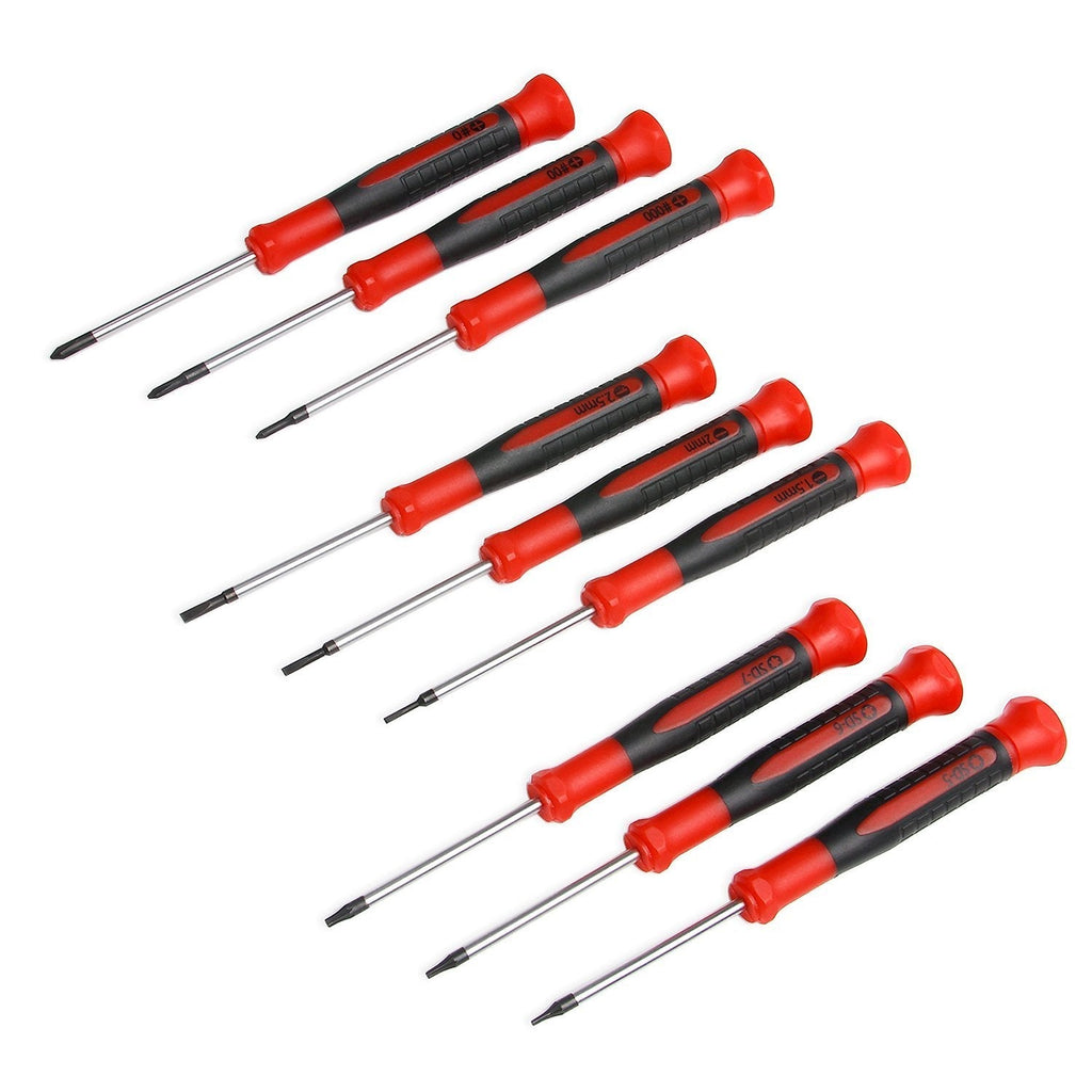 Best Choice 9-Piece Precision Screwdriver Set | Phillips, Flat and Torx Star - NewNest Australia