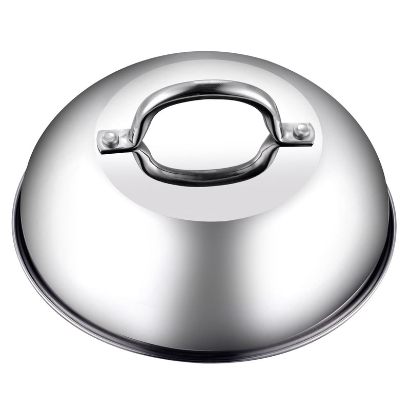 Cook N Home 9.5-Inch Stainless Steel Grill Cooking Steaming Dome Lid, 24cm 9.5 Inches - NewNest Australia