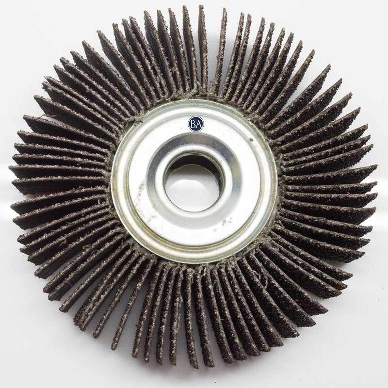 Benchmark Abrasives Center Hole Flap Wheel 4" x 1" x 5/8" 320 Grit - NewNest Australia