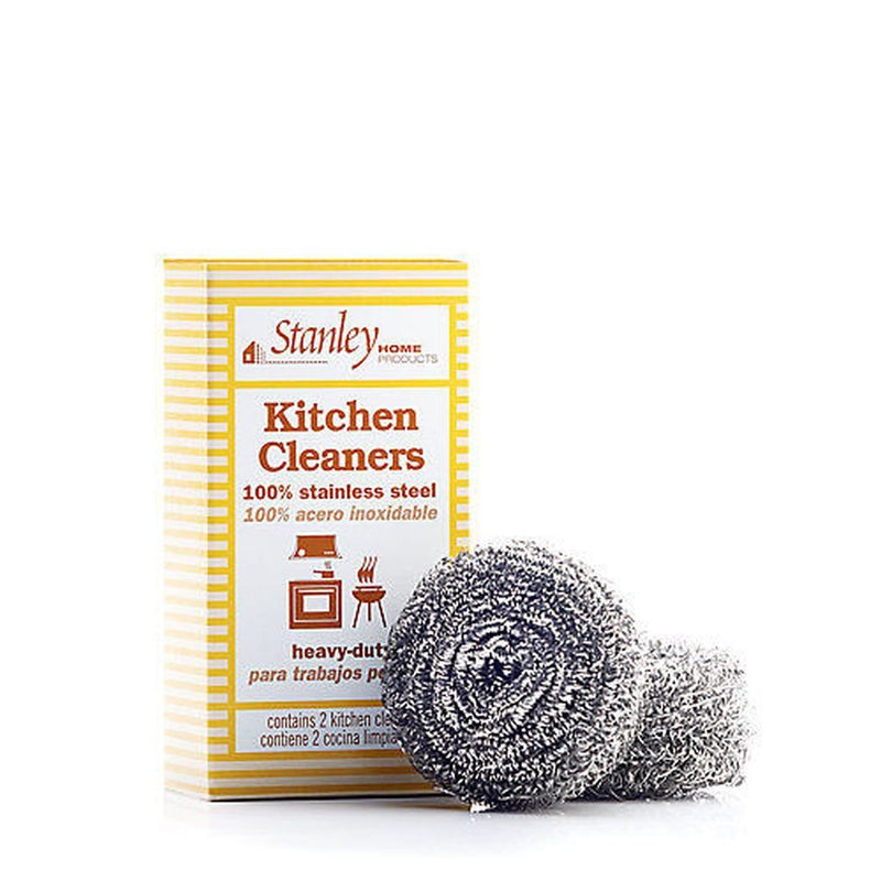 Stanley Home Products Stainless Steel Kitchen Scouring Cleaners (2 Cleaners Included) 1 Pack (2 Count) - NewNest Australia