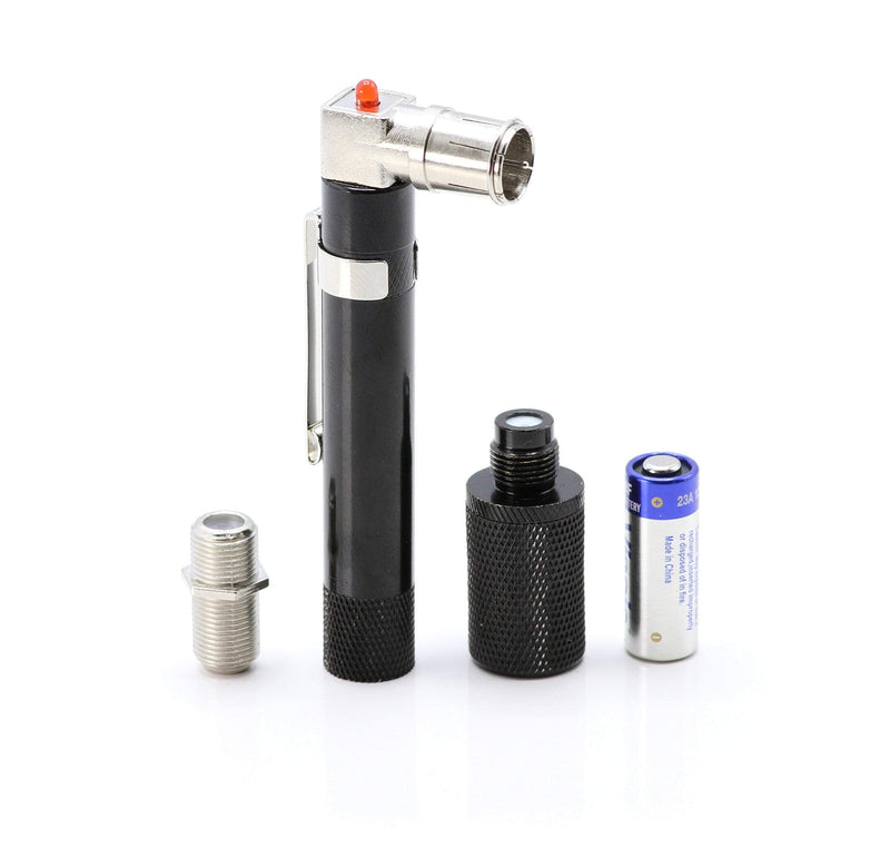 Coaxial (Coax) Pocket Continuity Tester (Tracer) with Voltage Toner (Sound) and Barrel Connector Bundle, For testing, labeling, and identifying coaxial lines - POCKET TONER - NewNest Australia