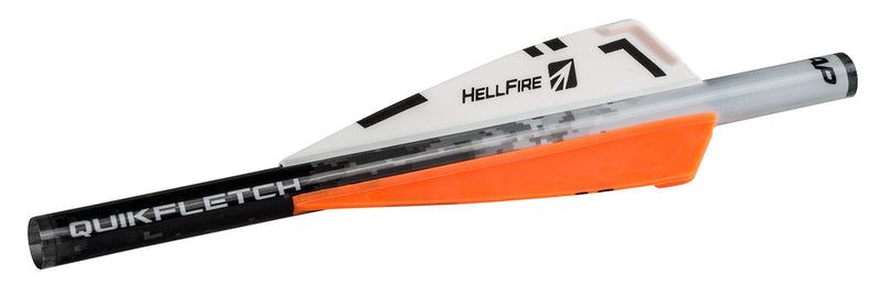 New Archery Products NAP Quikfletch 3" Hellfire Fletching (6 Pack), Orange - NewNest Australia