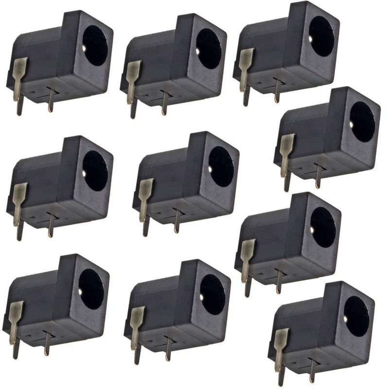 DIKAVS Breadboard-Friendly 2.1mm PCB Mounting Female DC Power Barrel Jack (Pack of 10) - NewNest Australia