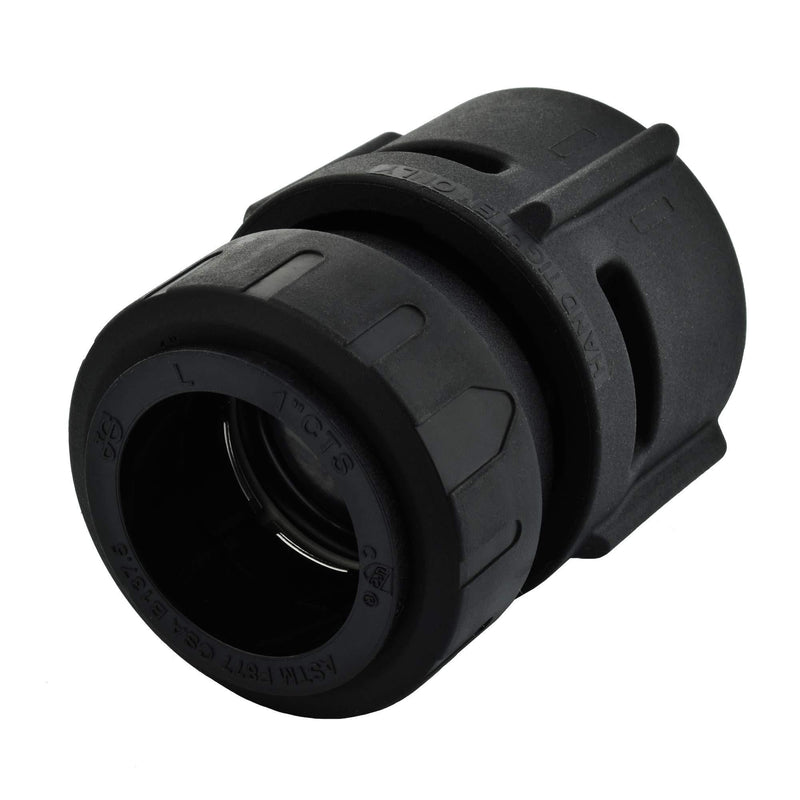 John Guest PSEI62363AE-L ProLock Push-fit Female Connector, Push-to-Connect, 1 CTS x 1 1/4 NPS, Black - NewNest Australia