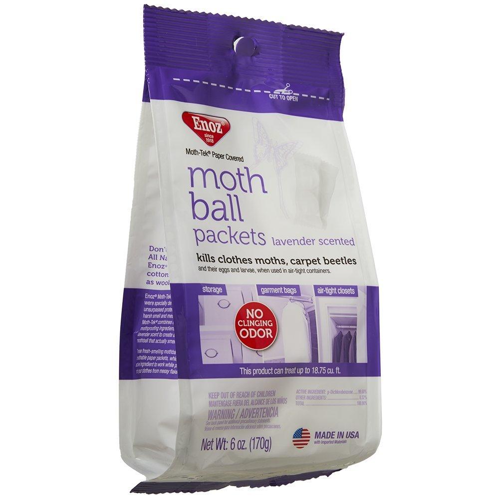 NewNest Australia - Enoz Moth-Tek Packets Lavender Scent - 6 oz. Bag 1 ea. Kills Clothes 