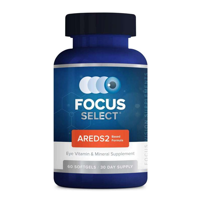 Focus Select® AREDS2 Based Eye Vitamin-Mineral Supplement - AREDS2 Based Supplement for Eyes (60 ct. 30 Day Supply) - AREDS2 Based Low Zinc Formula - Eye Vision Supplement and Vitamin - NewNest Australia