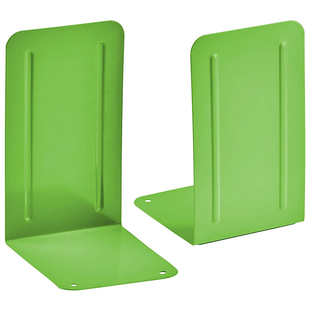 NewNest Australia - Acrimet Premium Metal Bookends (Heavy Duty) (Green Citrus) (1 Pair Pack) 