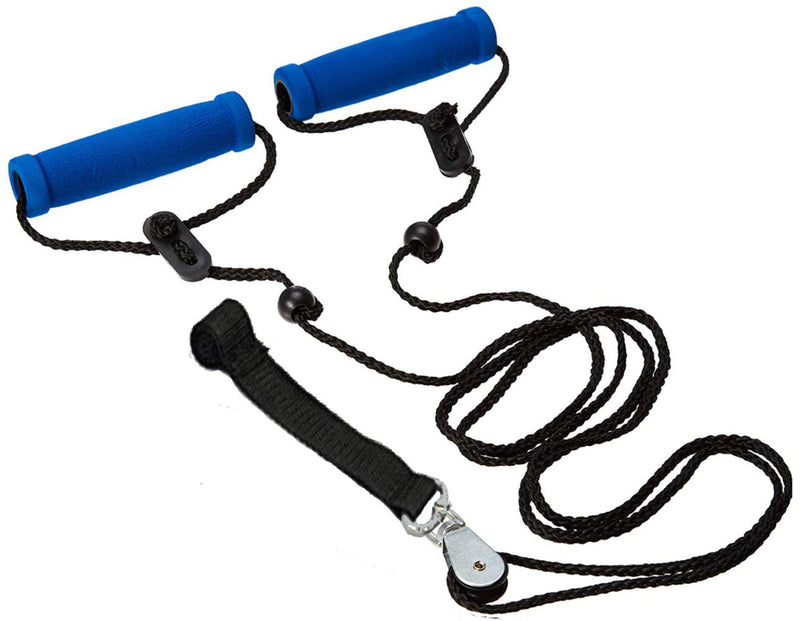 BodyHealt Overhead Shoulder Pulley - Door Exercise Equipment for Back Workout & Arm Exercise. Exercise Pulley Over The Door for Shoulder Rehab. Range of Motion Exerciser & Rehab Pulley System (Strap) - NewNest Australia