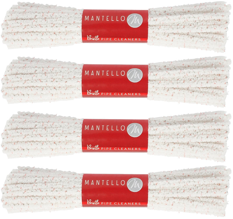 Mantello Hard Bristle Pipe Cleaners - 6-Inch Long Chenille Stems for Removing Tar & Resin - Tools for Cleaning Dirty Glass & Ceramic Pipes - Steel Wire Cleaner for Antique Radio, Gas Burner - 176-Pack - NewNest Australia