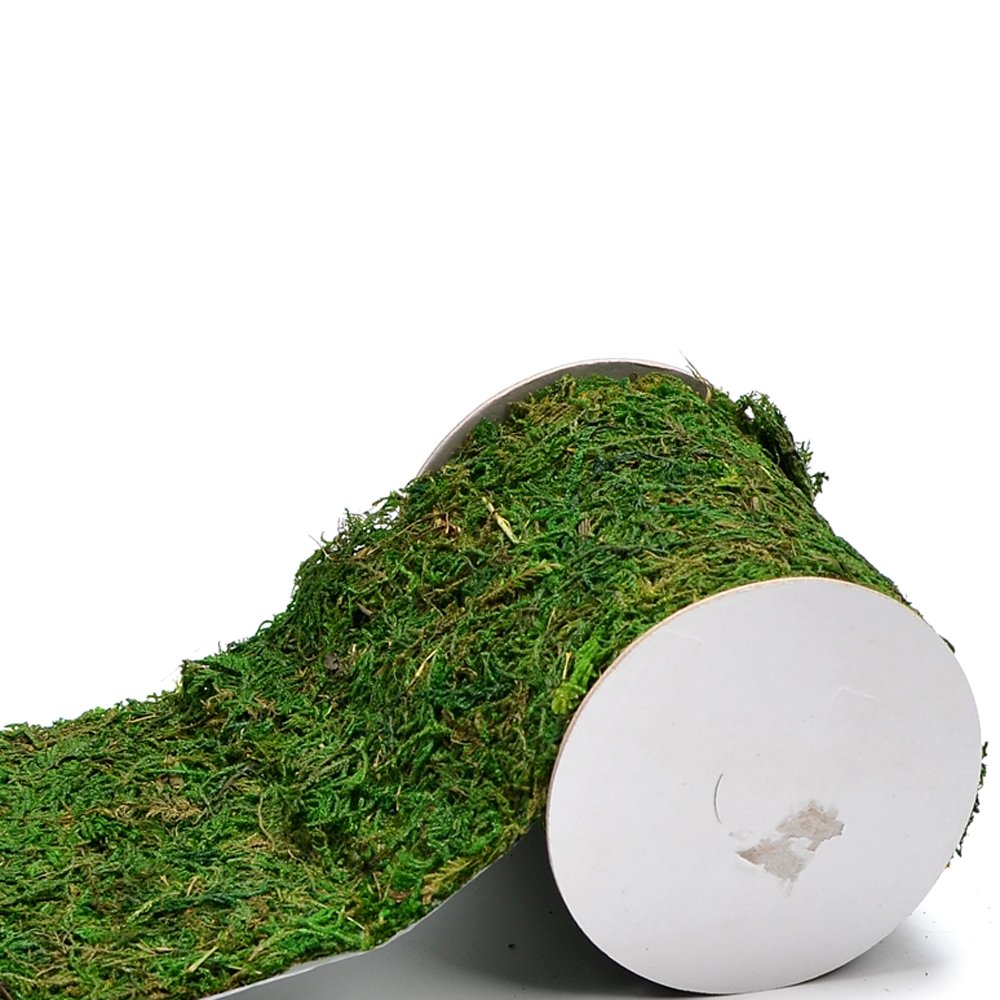 BYHER Roll of Green Moss for Fairy Gardens Wedding Other Arts and Crafts (10x120cm (4" W x 48" L)) 10x120cm (4" W x 48" L) - NewNest Australia