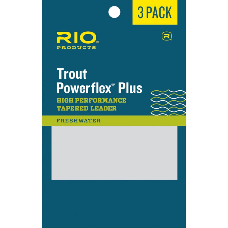 Rio Fly Fishing Powerflex Plus 7.5ft Leader 3 Pack 7.5' 3X - NewNest Australia
