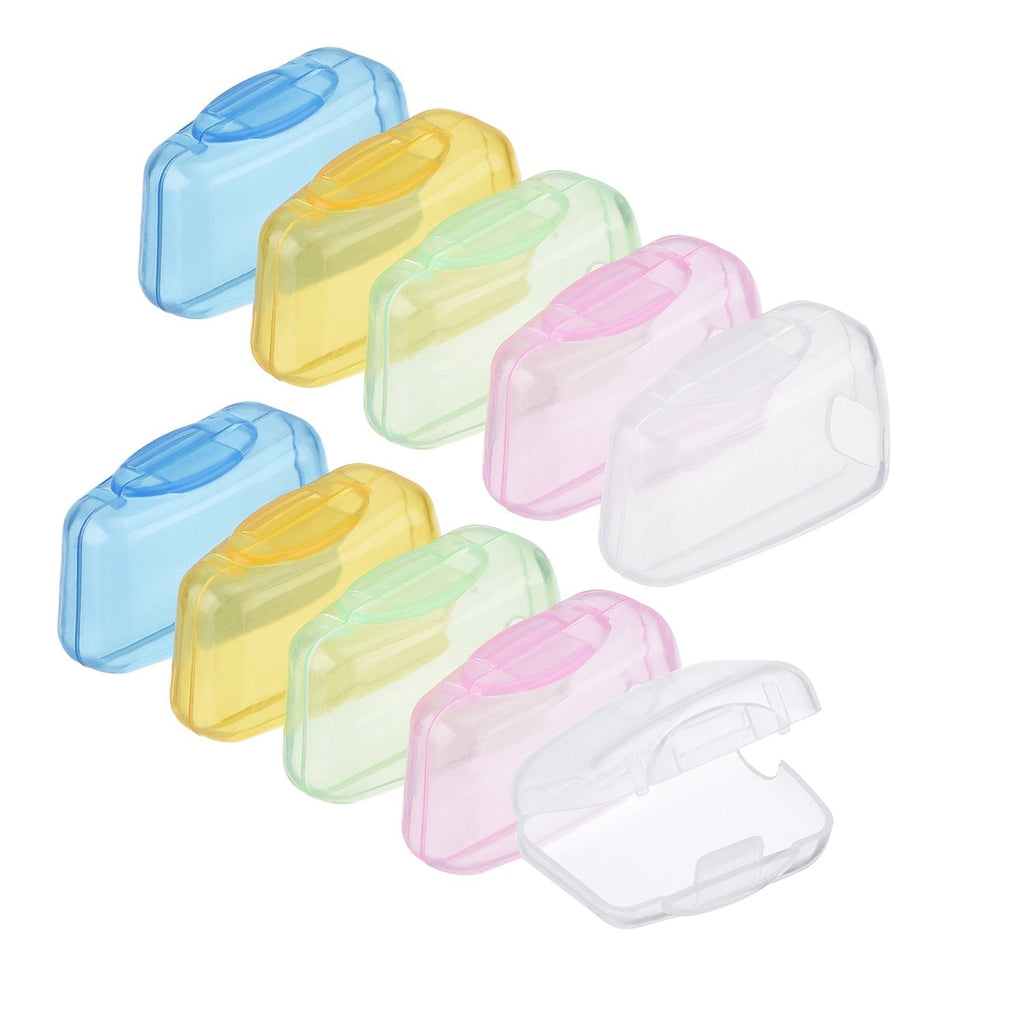 10 Pieces Travel Portable Toothbrush Head Covers Toothbrush Protective Case (Style A) - NewNest Australia