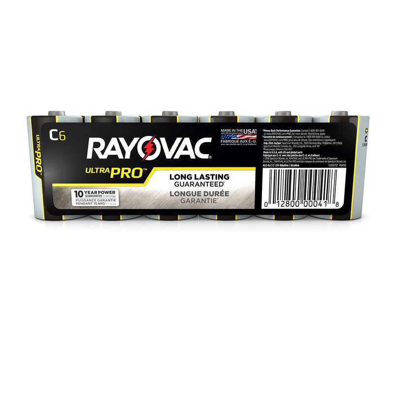 Rayovac Batteries AL-C Alkaline Batteries, Size C (Pack of 6) - NewNest Australia