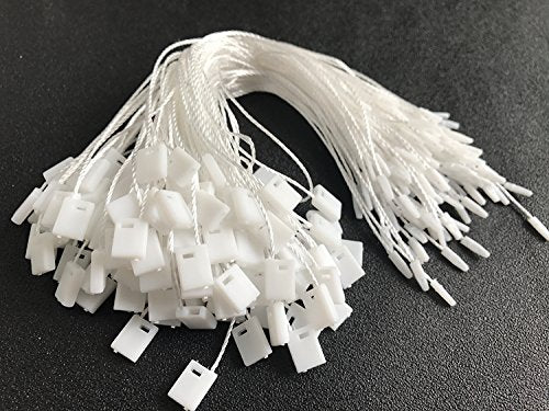 950 PCS White String Hang Tag Fasteners CSC@C White Nylon String White Hanging String White String Hang Tag String with Push Locker String Snap Lock White Tag Strings White 2 Small - NewNest Australia