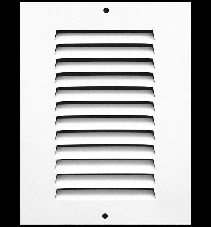 4" x 6" Return Air Grille - Sidewall and Ceiling - HVAC Vent Duct Cover Diffuser - [White] [Outer Dimensions: 5.75w X 7.75" h] 4x6 White - NewNest Australia