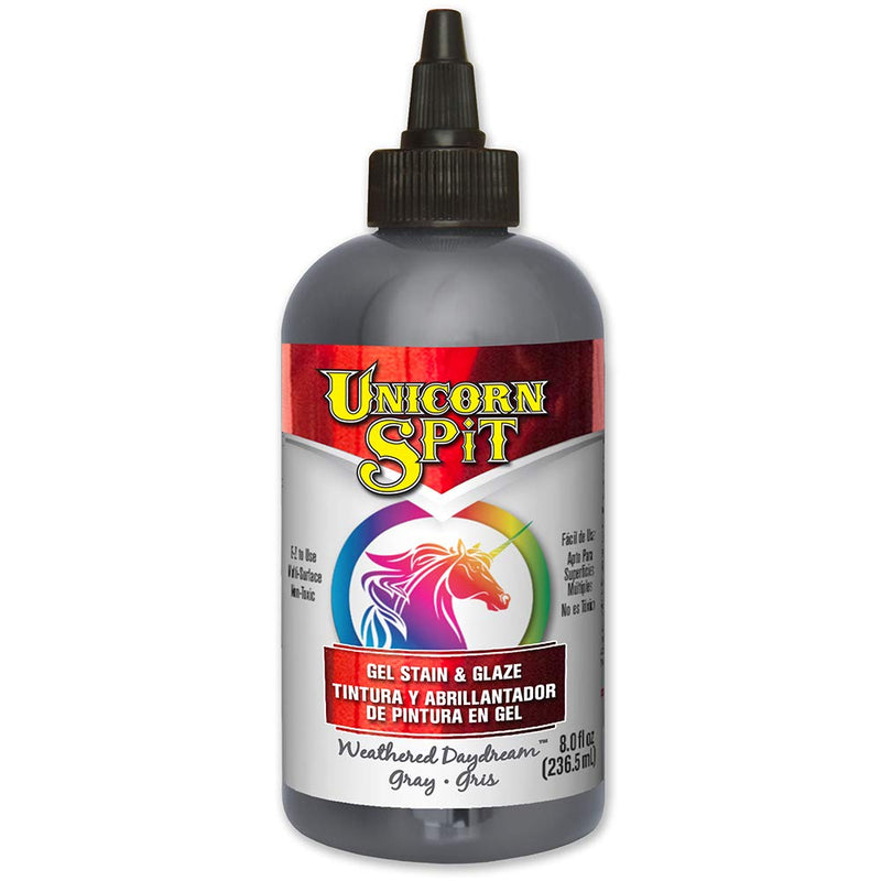 Unicorn SPiT 5771013 Gel Stain & Glaze, Weathered Daydream, 8 Ounce Bottle, 8 Fl Oz (Pack of 1), Assorted - NewNest Australia