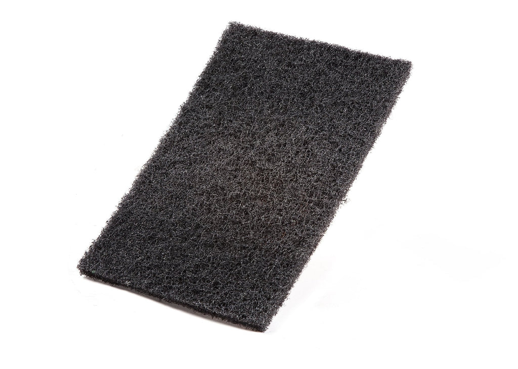 VSM Abrasive Hand Pad, 6" x 9", Medium Grade, Black (Pack of 10) (401769) - NewNest Australia