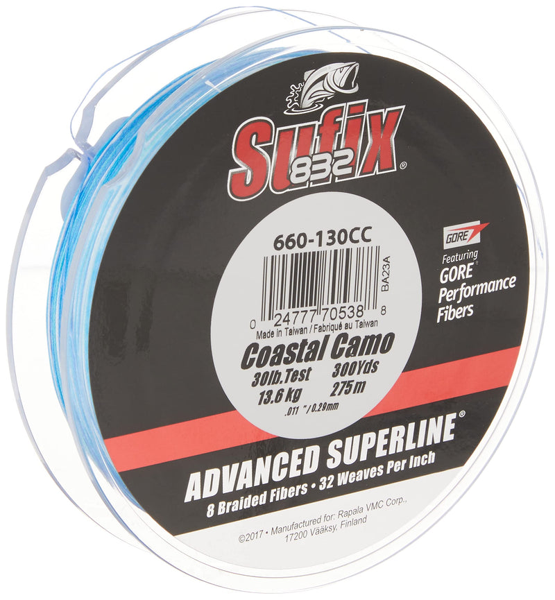 Sufix 832 Braid 30 Lb Coastal 660-130CC: 832 Braid 30 Lb Coastal Camo - NewNest Australia