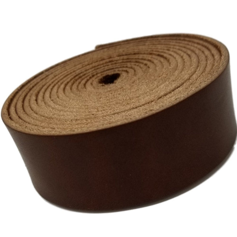 TOFL Genuine Top-Grain Leather Strap | 72 Inches Long | 1 Inch Wide | 1/16 Inch Thick (4-5 oz) | 1 Leather Strip for DIY Arts & Craft Projects, Clothing, Jewelry, Wrapping | Medium Brown 1/16 Inch Thick (4-5 oz) - NewNest Australia