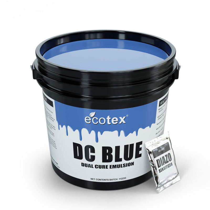 Ecotex DC Blue Textile Dual Cure Screen Printing Emulsion Pint - 16 oz. Pint - 16 oz. - NewNest Australia