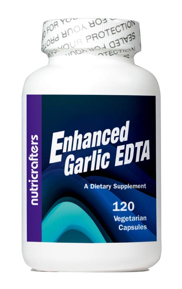 Enhanced Garlic EDTA - High Potency Calcium Disodium EDTA with Malic Acid, Garlic, Cysteine and Parsley. Proprietary Blend Free. - NewNest Australia