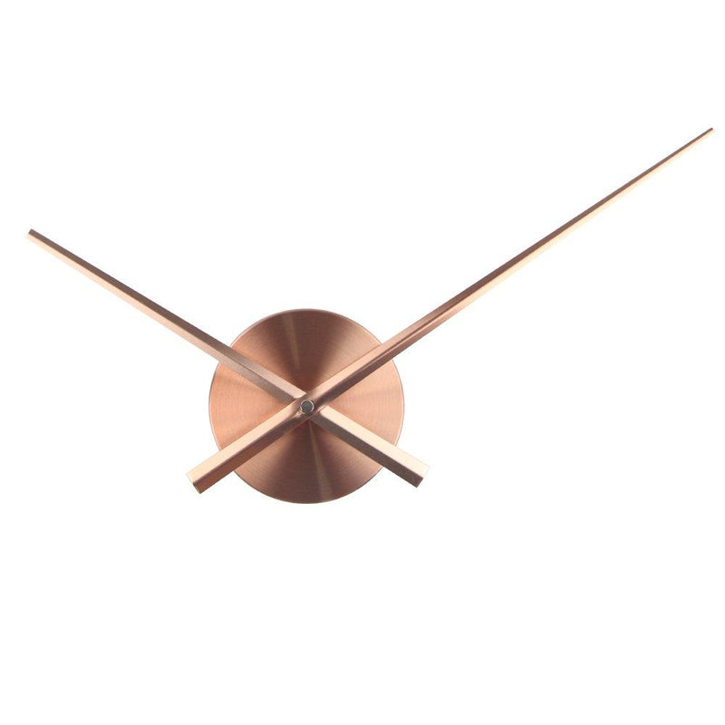 NewNest Australia - Timelike 3D Clock Hands, DIY Large Clock Hands Needles Wall Clocks 3D Home Art Decor Quartz Clock Mechanism Accessories Copper 