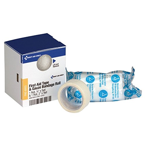 First Aid Only FAE-6003 SmartCompliance Refill 1/2 x 5 Yard First Aid Tape and 2 Conforming Gauze , Blue - NewNest Australia