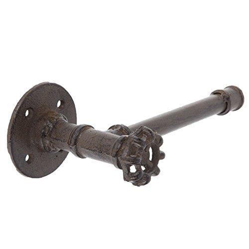 Faucet Head Metal Toilet Paper Holder Pipe Rustic Industrial Toilet Paper Holder Farmhouse Shabby Country Home Décor - NewNest Australia