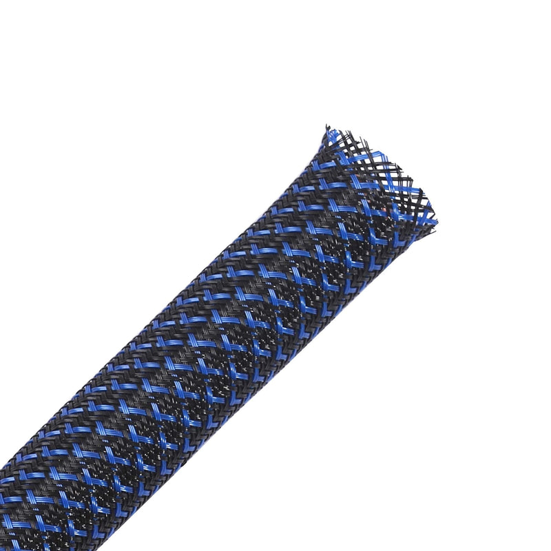 100ft - 1/4 inch PET Expandable Braided Sleeving – Blackblue – Alex Tech braided cable sleeve 1/4"-100ft - NewNest Australia