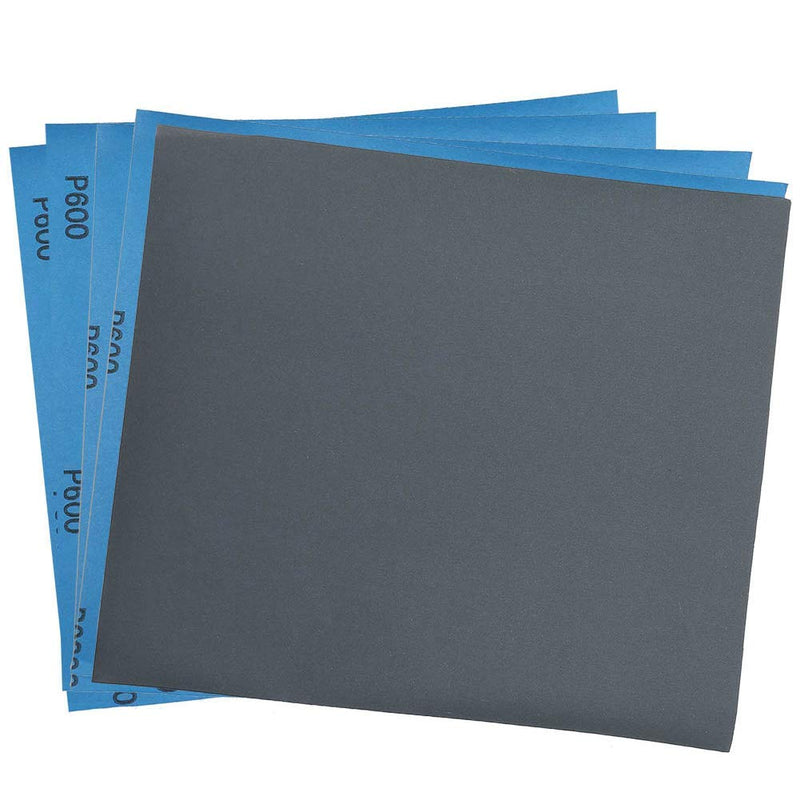 600 Grit Dry Wet Sandpaper Sheets by LotFancy - 9 x 11" Silicon Carbide Sandpaper for Metal Sanding, Automotive Polishing, Wood Furniture Finishing, Wood Turing Finishing, Pack of 30 600 Grit - NewNest Australia